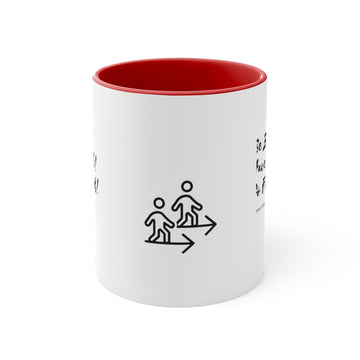 "Be Courageous, Have Faith, Go Forward" Accent Coffee Mug, 11oz